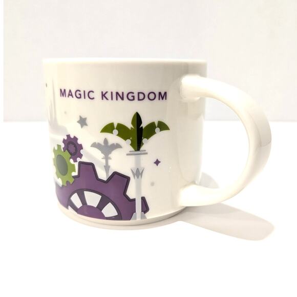 Starbucks Coffee Mug Magic Kingdom 'You Are Here' 14oz No Box - Picture 2 of 9